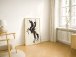 Bucking Bronco Western Horse Poster