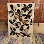 Butterfly Abstract Black Wall Art