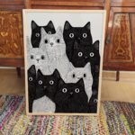 Cat Party Art Print