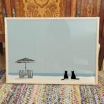 Cats on the Beach Print