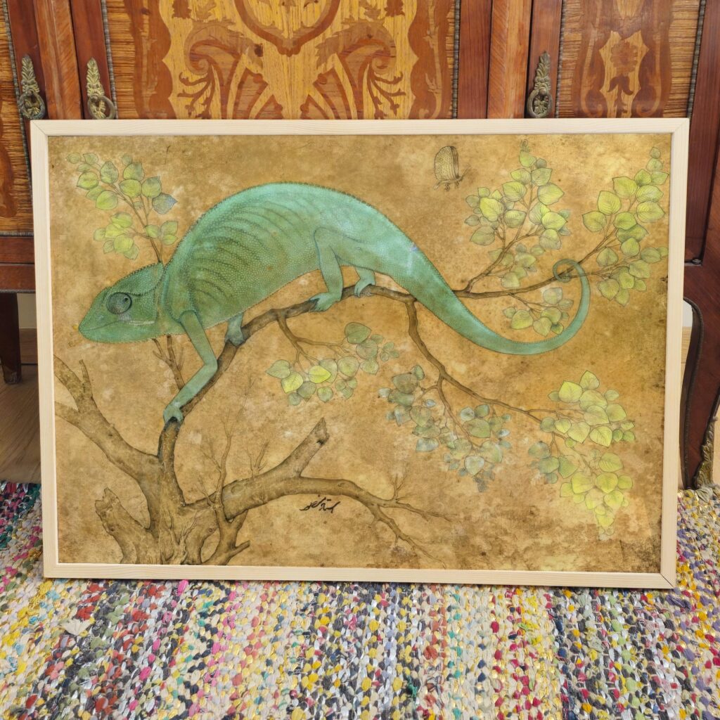Chameleon Vintage Art