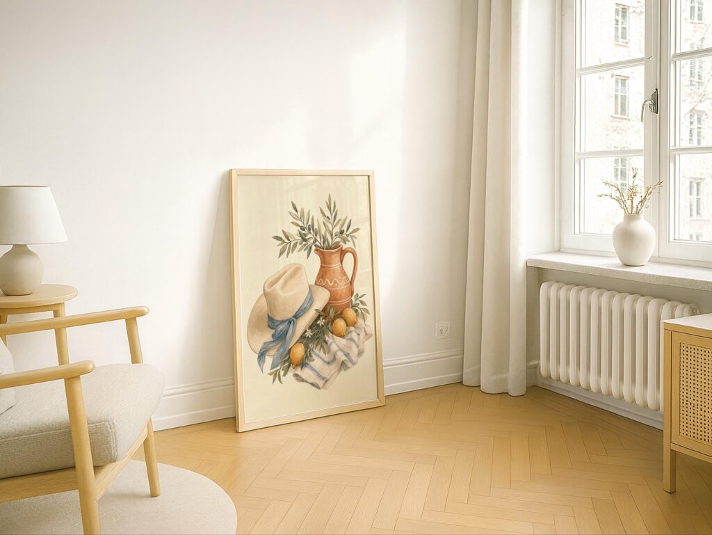 Coastal Cowgirl Still Life Print