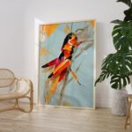 Colorful Grasshopper Print