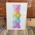 Colorful Gummy Bear Art Print