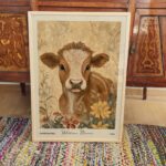 Cow Farm Art Print