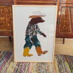Cowboy Bear Print
