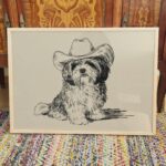 Cowboy Pup Western Print