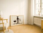 Cowgirl BBQ Ink Drawing Print