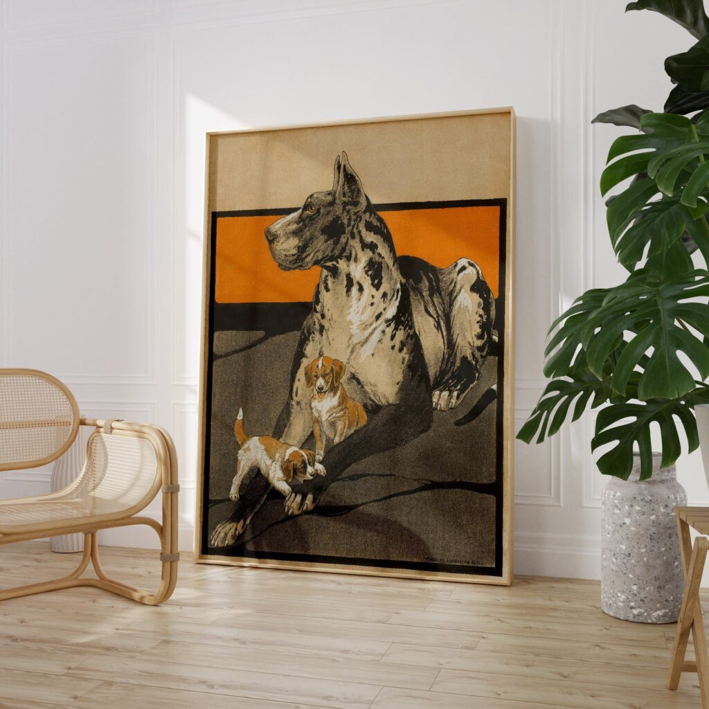 Dane Puppy Print