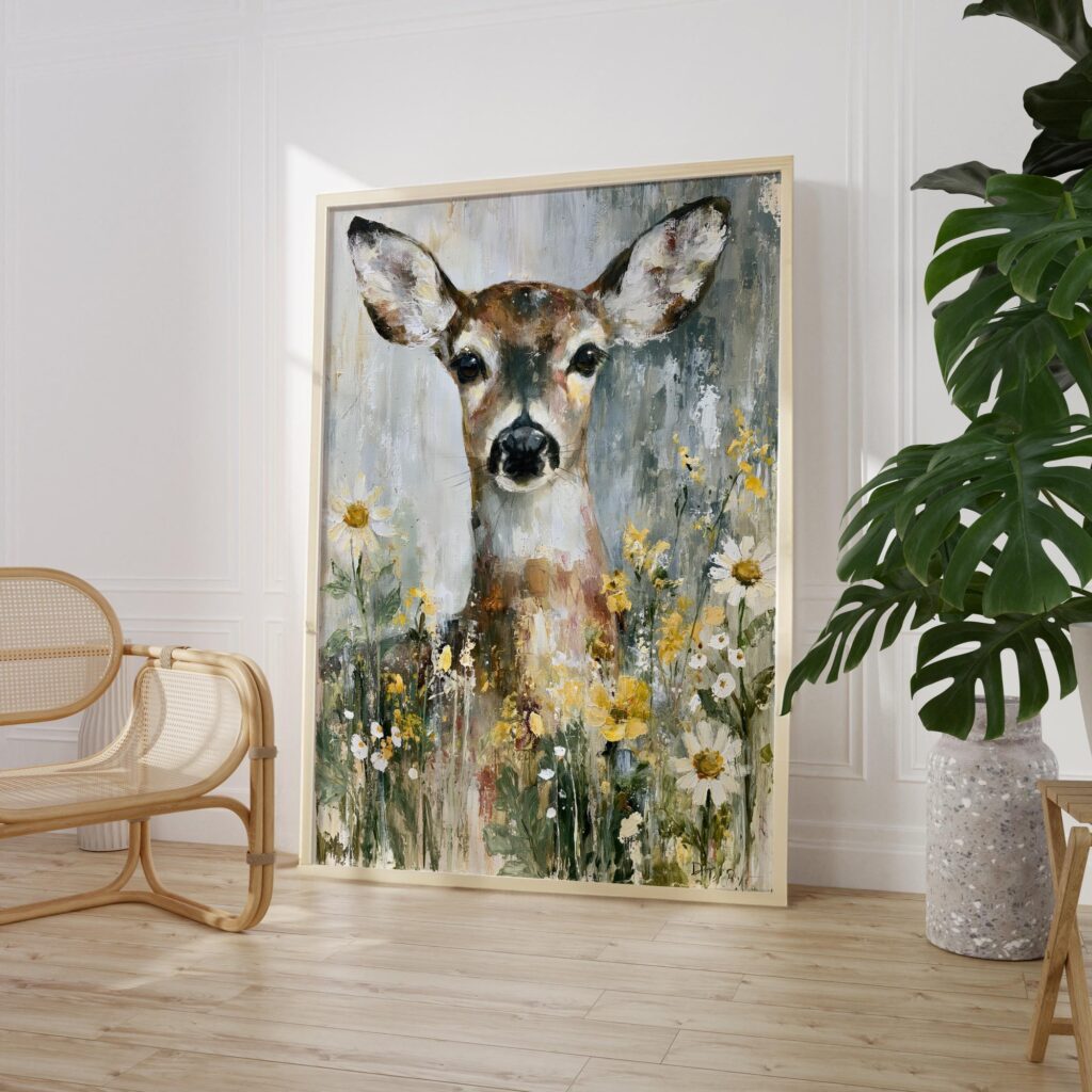Deer Fawn Print