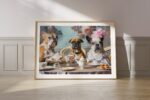 Dog Tea Party Print
