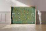 Dogs Playing Soccer Print