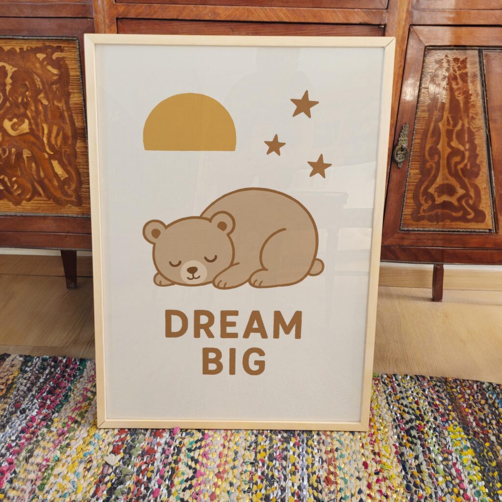 Dream Big Bear Print