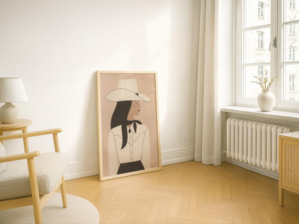 Fashion Cowgirl Print