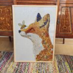 Fox and Bee Art Print