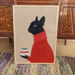 French Bulldog Coffee Wall Art