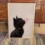Funny Black Cat Print
