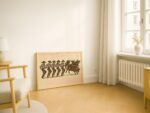 Funny Cowboys and Bulls Line Dance Print