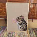 Funny Hamster Bubble Gum Print