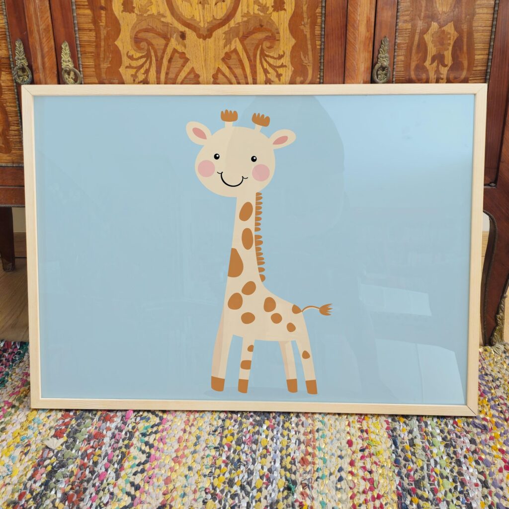 Giraffe Nursery Print
