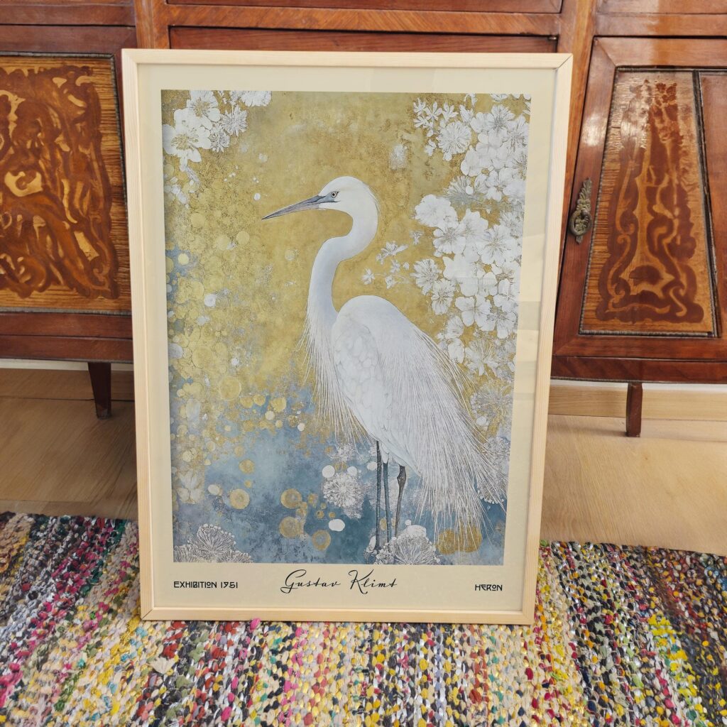 Gustav Klimt Heron Print