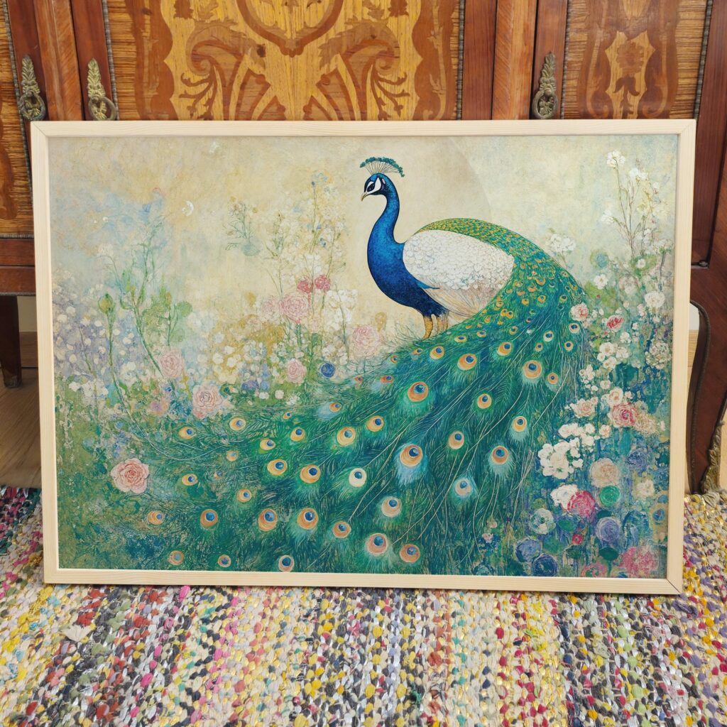Gustav Klimt Peacock Print