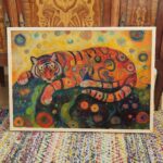 Gustav Klimt Tiger Print