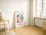 Howdy Cowgirl Boot Print