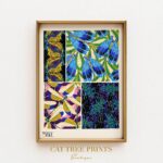 Insect Art Print Butterfly Poster Modern