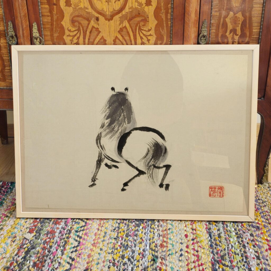 Japanese Ink Horse Print