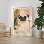 La Dolce Vita Pug Print