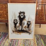 Lion Family Wall Art