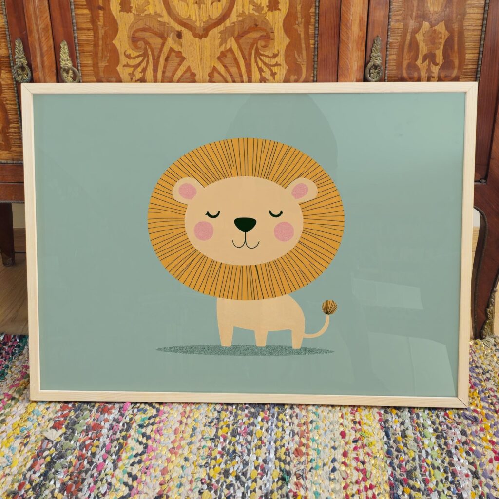Lion Nursery Print