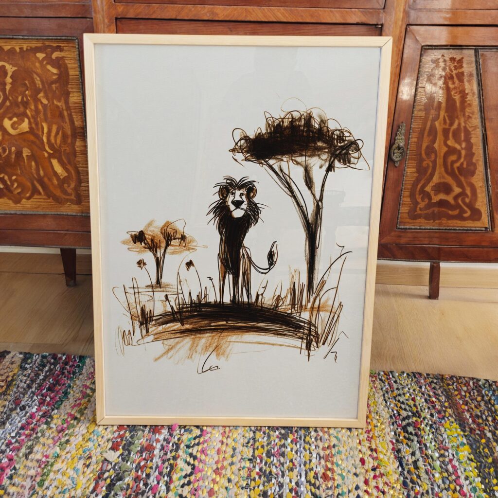 Lion Safari Poster