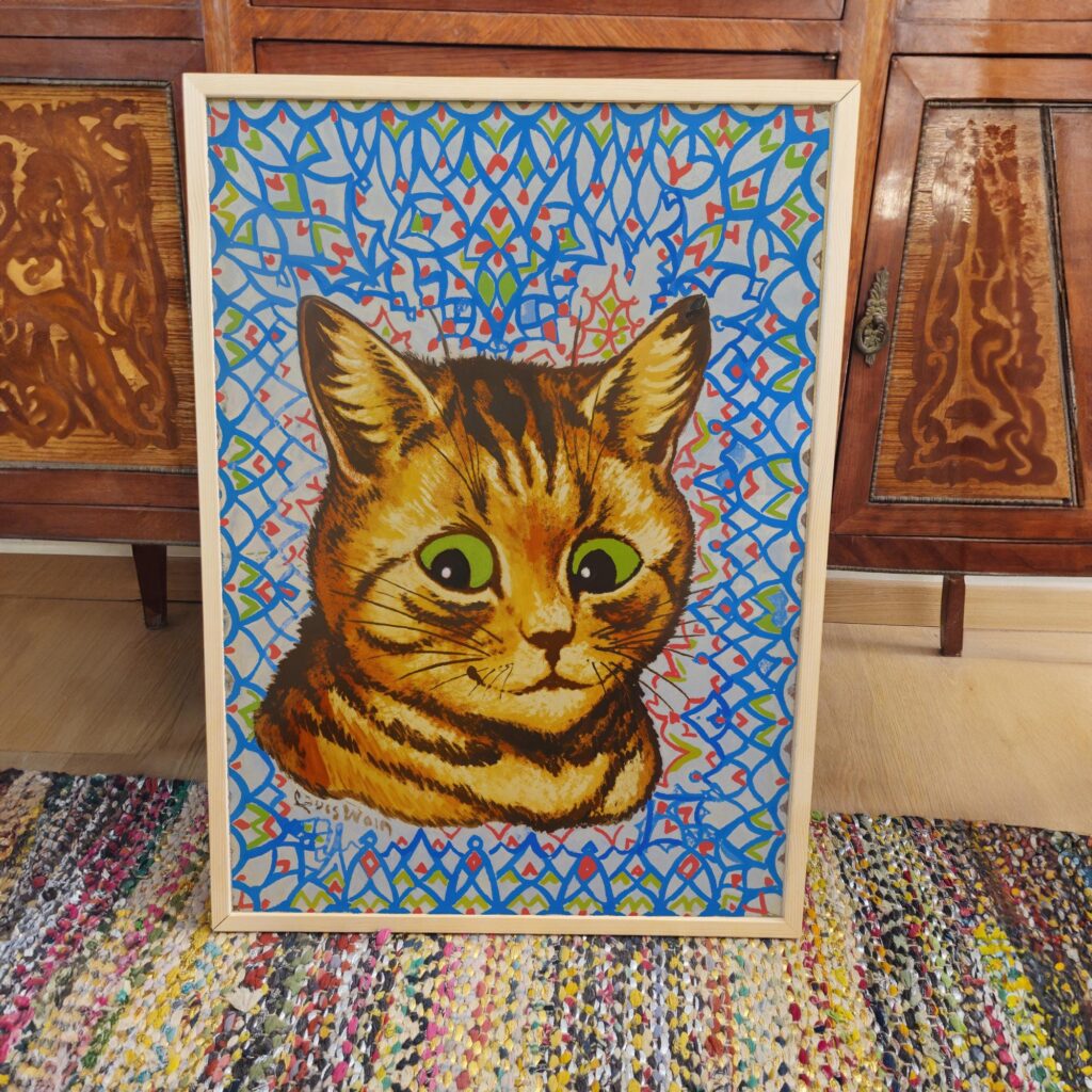 Louis Wain Cat Art Print