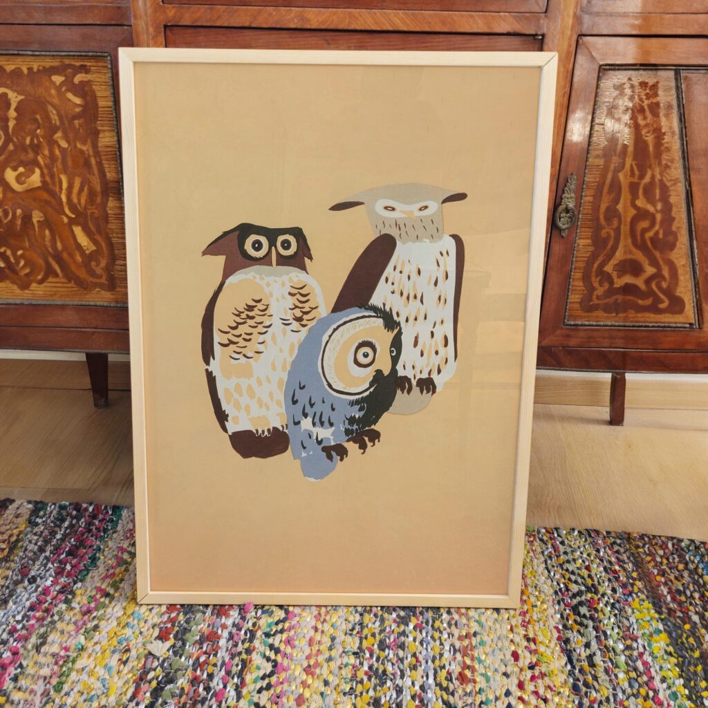 Owl Nursery Art Print