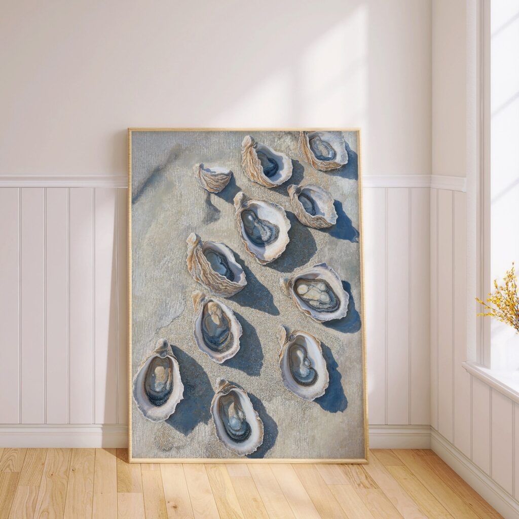 Oyster Shell Art Print