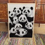 Panda Party Art Print