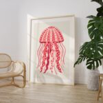 Pink Jellyfish Print