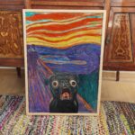 Pug 'The Scream' Poster