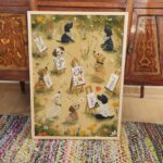 Puppies Painting Art Print