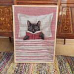 Reading Black Cat Print