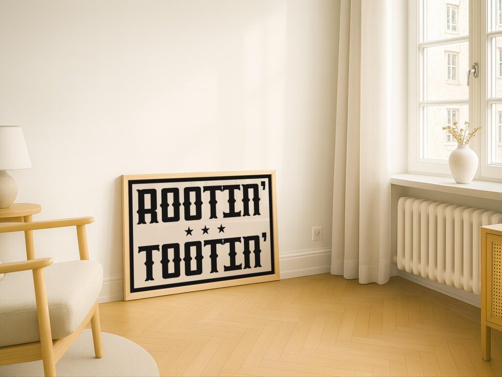 Rootin' Tootin' Western Art Print