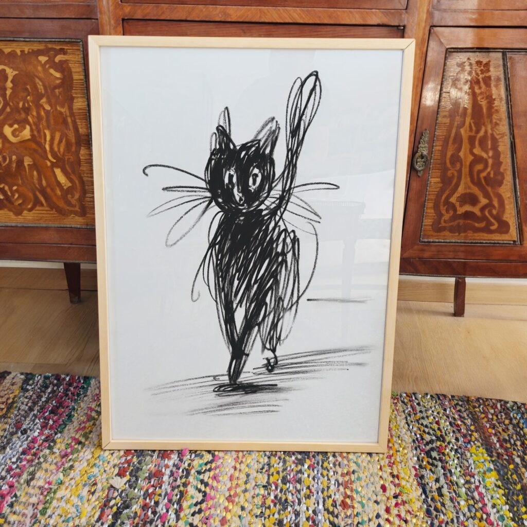 Sketch Cat Print