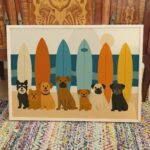 Surf Dog Art Print