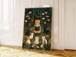 Tabby Cat Reading Print