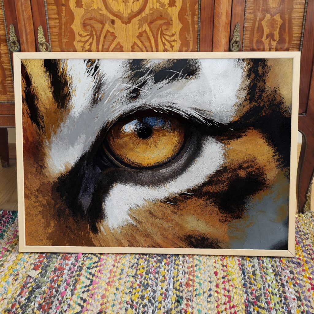Tiger Eye Close-Up Print