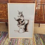 Unicorn Bathroom Art Print