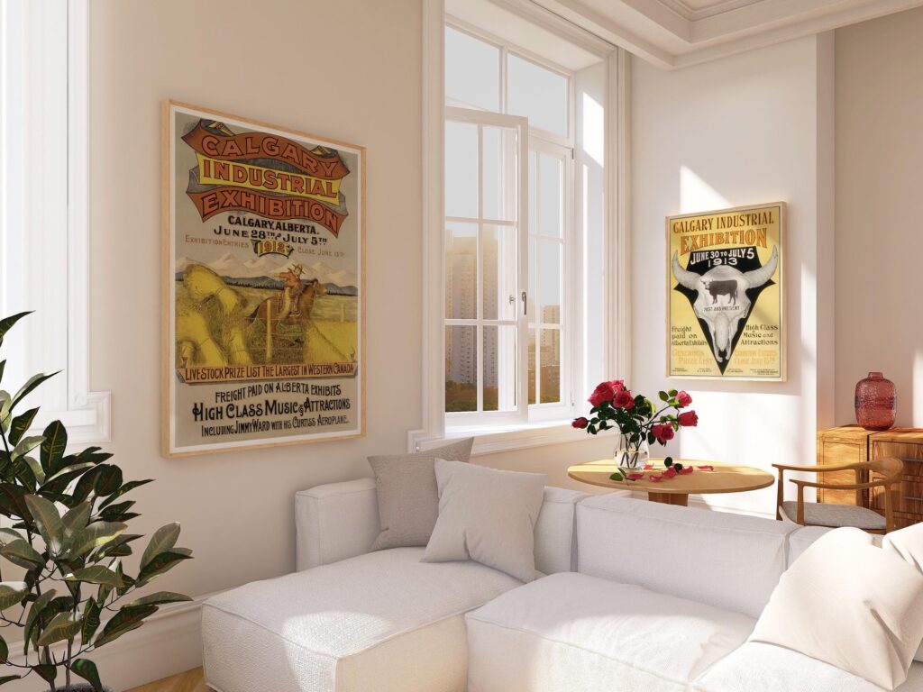 Vintage Calgary Exhibition Poster Set
