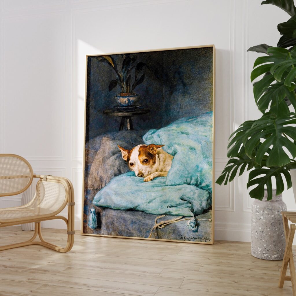Vintage Dog Art Print